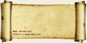 Danijela Mitić vizit kartica